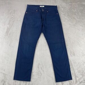 Incotex Cinque Jeans Men 30x28 Blue Sky Slim Designer Zip Fly Textured‎